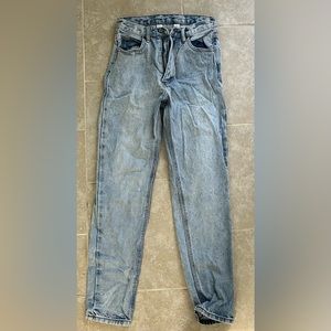 Brandy Melville light/medium wash high waisted jeans